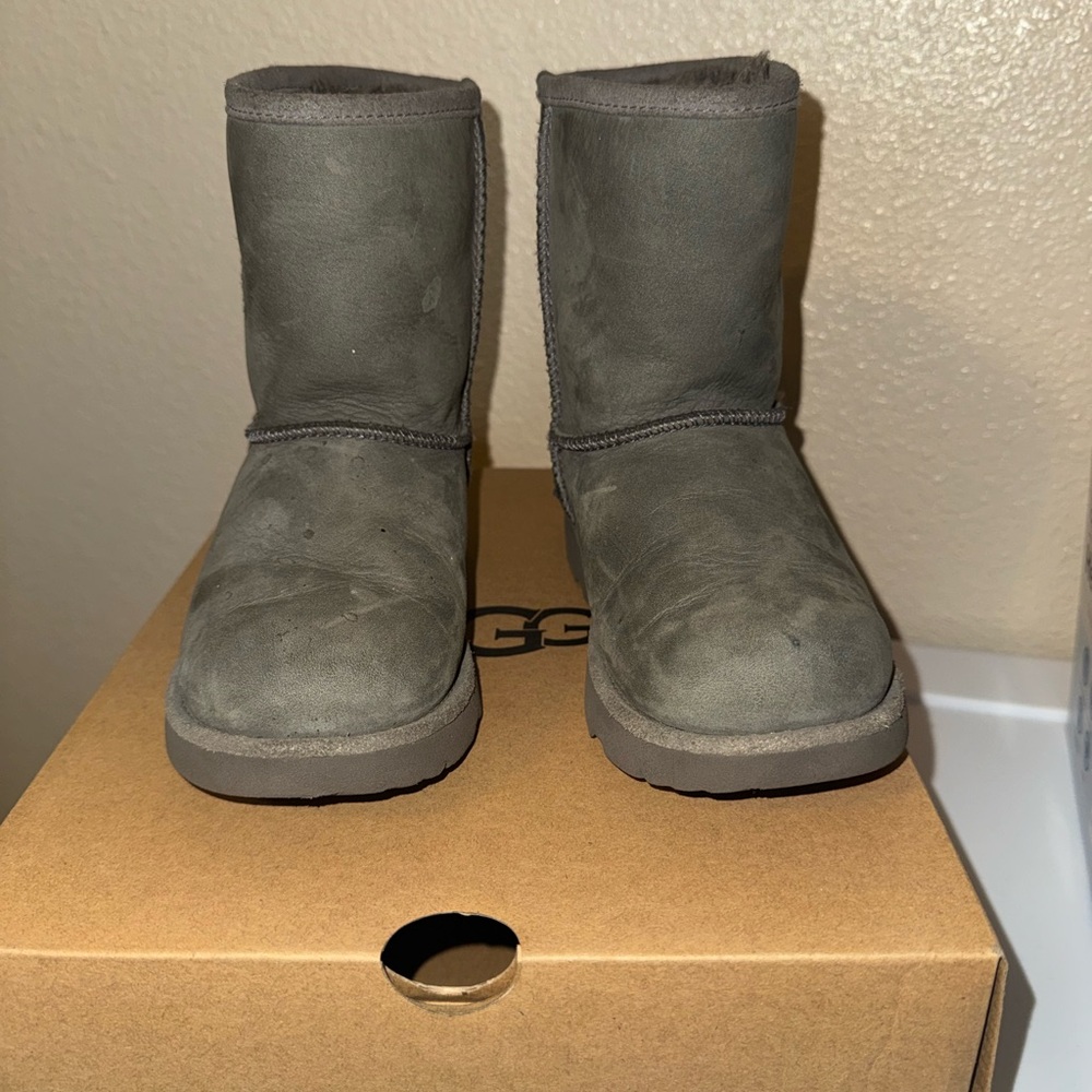 Kids UGG Classic Gray Boots